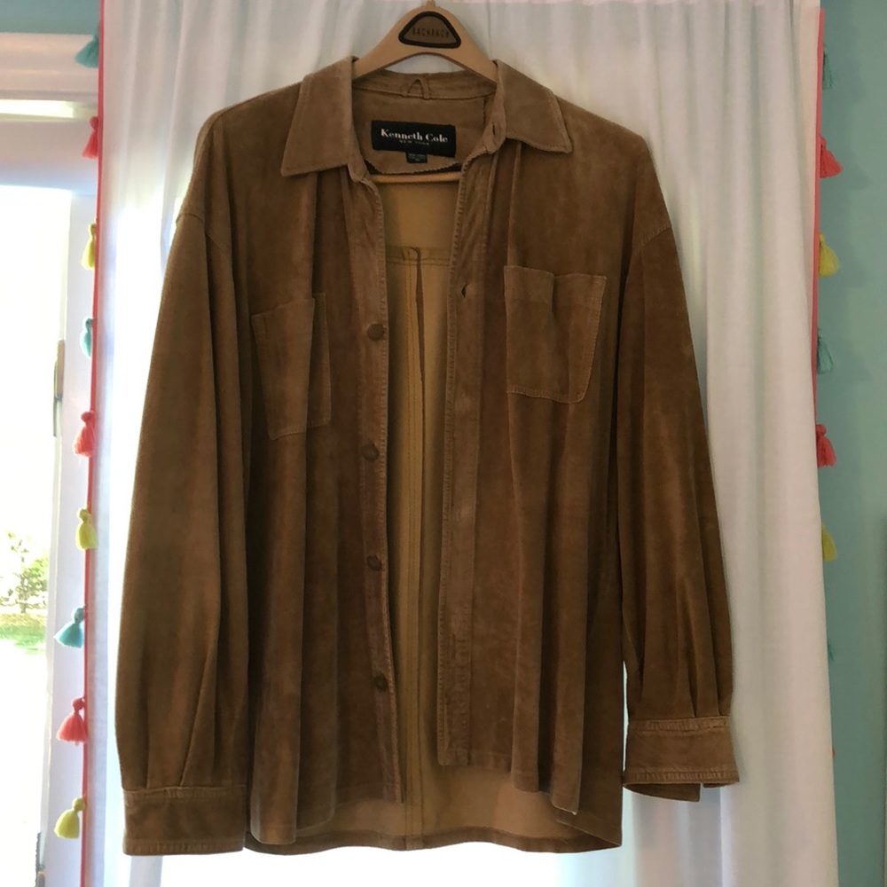 Kenneth Cole NY men’s suede shirt